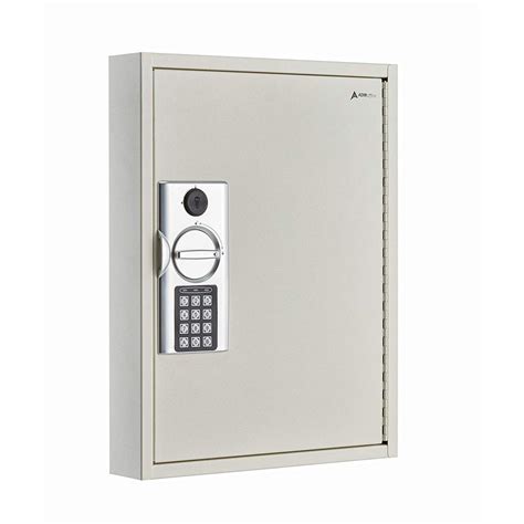 60-key steel heavy-duty digital lock key cabinet white|AdirOffice Programmable Digital Keypad 60 Key Cabinet, White .